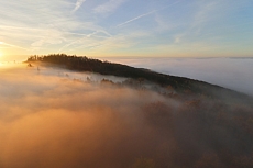 podzimní ráno na Klucanině